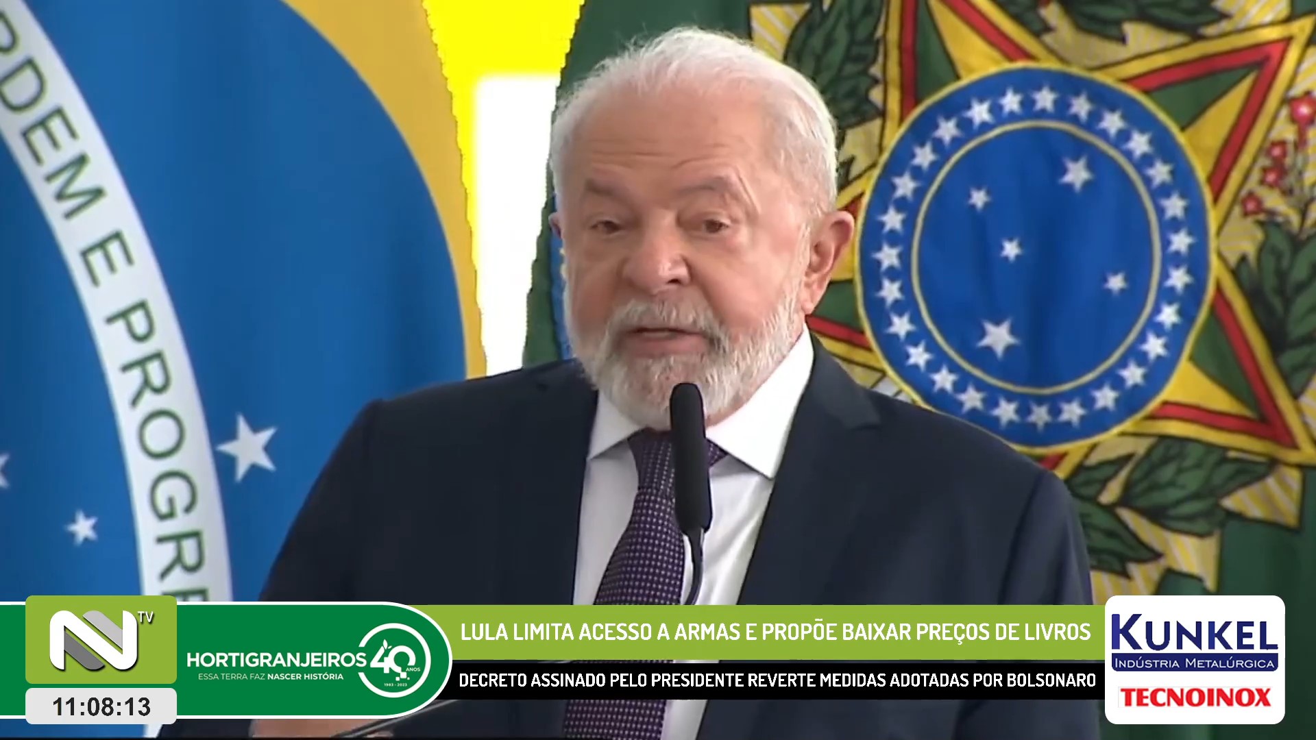 Lula limita acesso a armas e propõe baixar preços de livros