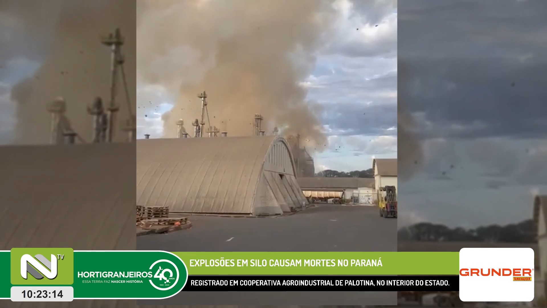Explosões em silo causam mortes no Paraná