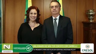Jair Bolsonaro diz não ter contato com a deputada Carla Zambelli
