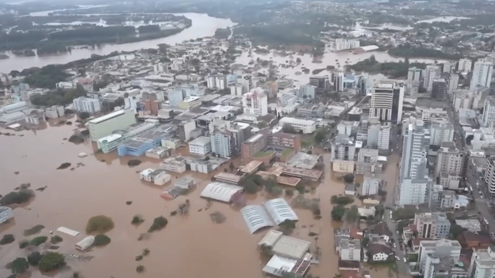 Veja imagens da destruição causada pela enchente no Rio Grande do Sul