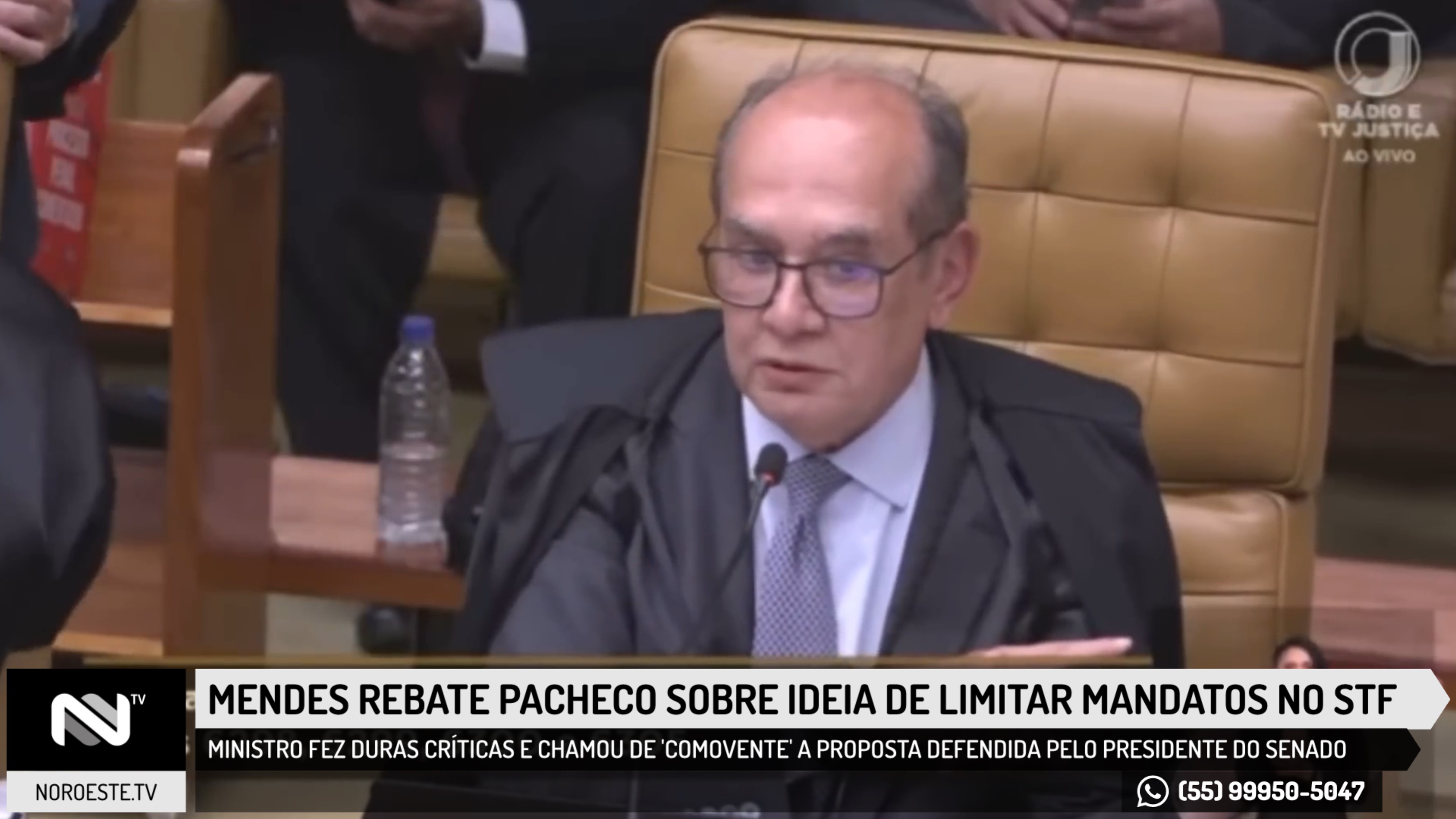 Gilmar Mendes rebate Rodrigo Pacheco sobre ideia de limitar mandatos de ministros no STF