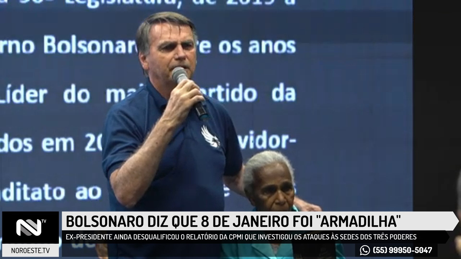 Bolsonaro diz que 8 de janeiro foi (armadilha)