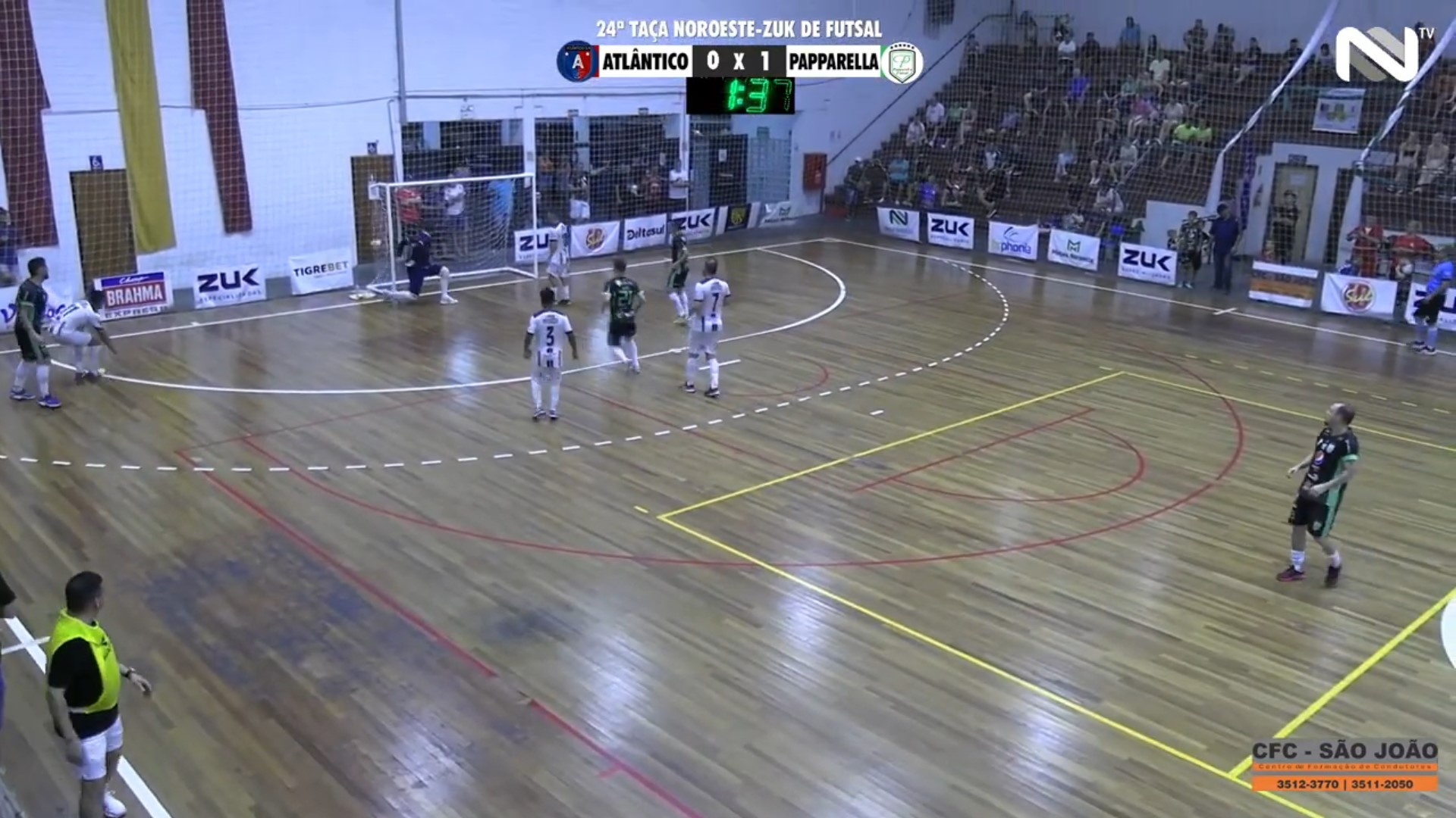 Veja os gols de Atlântico São Nicolau 0 x 3 Papparella pela Taça Noroeste Zuk de Futsal