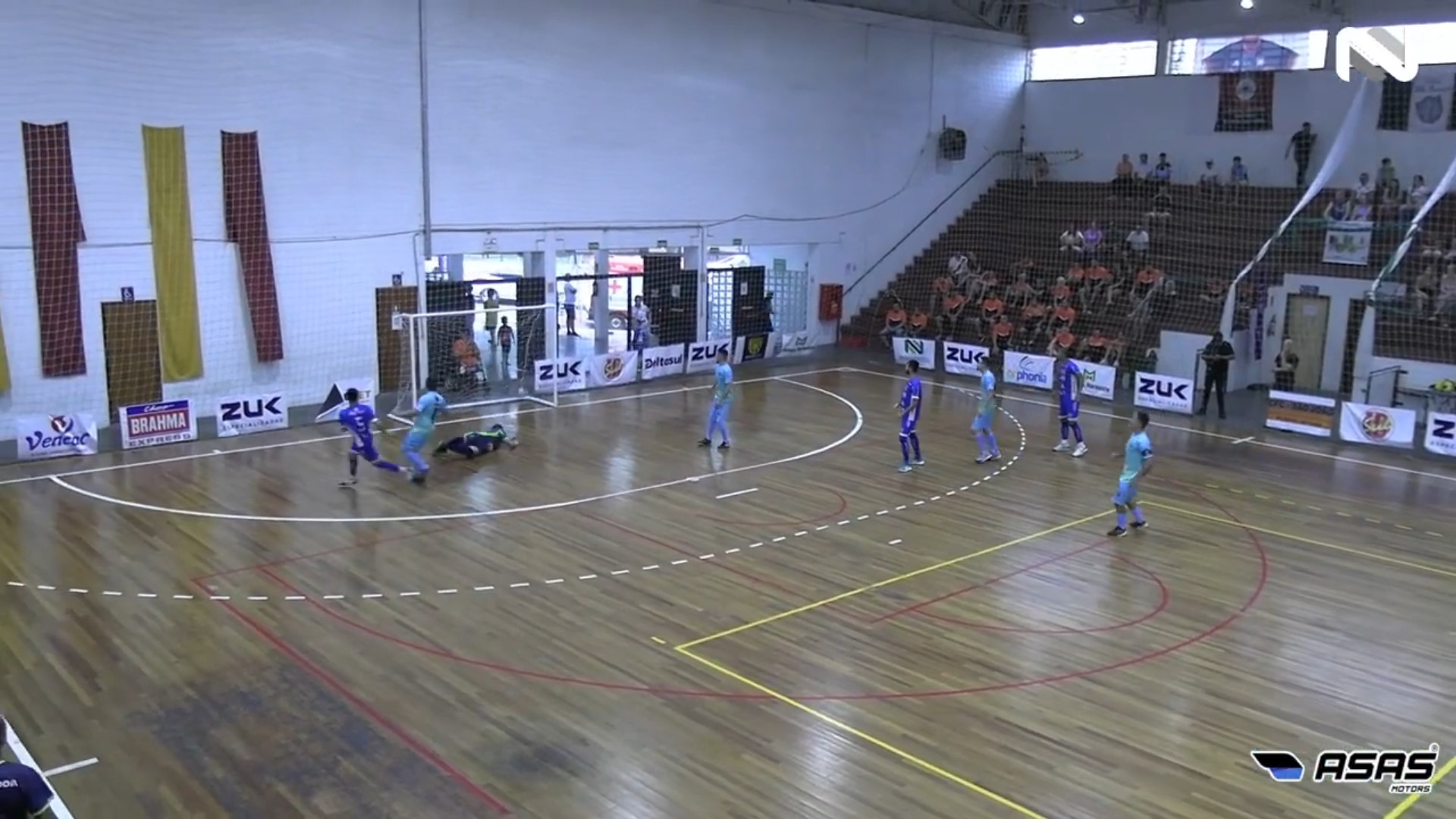 Veja os gols de Sky Box 0 x 8 Santos de Ijuí pela Taça Noroeste Zuk de Futsal