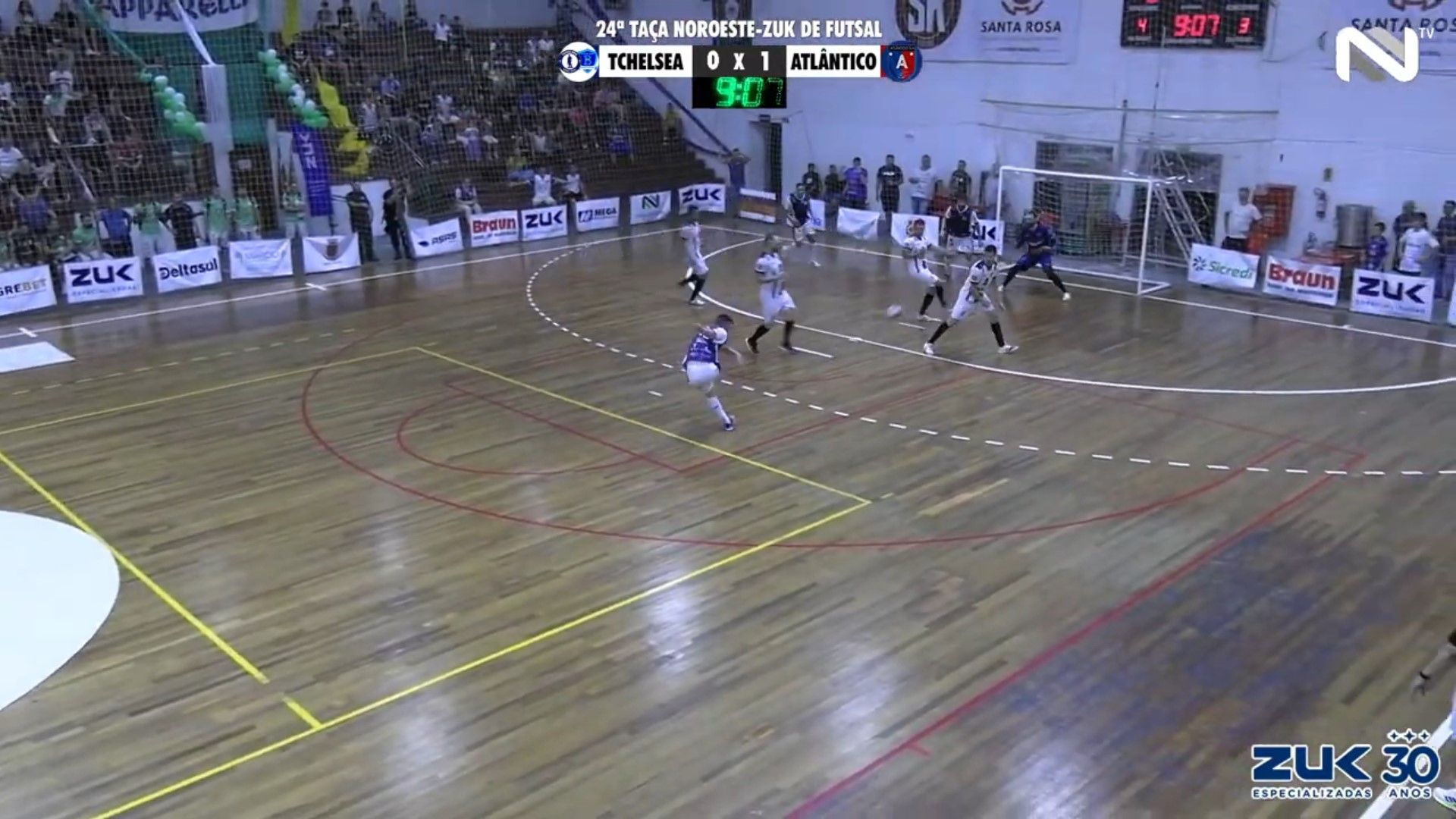 Veja os gols de Tchelsea 3 x 1 Atlântico São Nicolau HFC pela Taça Noroeste Zuk de Futsal