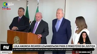 Lula anuncia Ricardo Lewandowski para o Ministério da Justiça