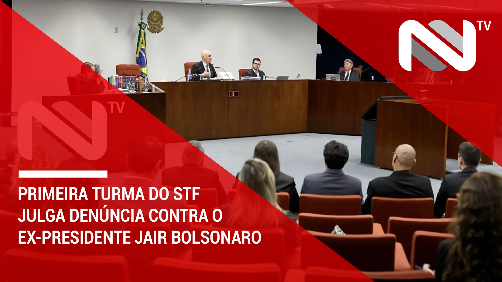 Julgamento do ex-presidente Jair Bolsonaro na Primeira Turma do STF
