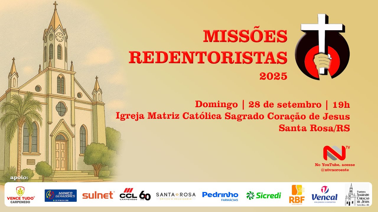 Igreja Matriz Católica Sagrado Coração de Jesus - Santa Rosa | RS
