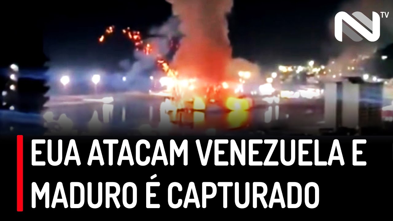 EUA atacam Venezuela e ditador Nicolás Maduro é capturado