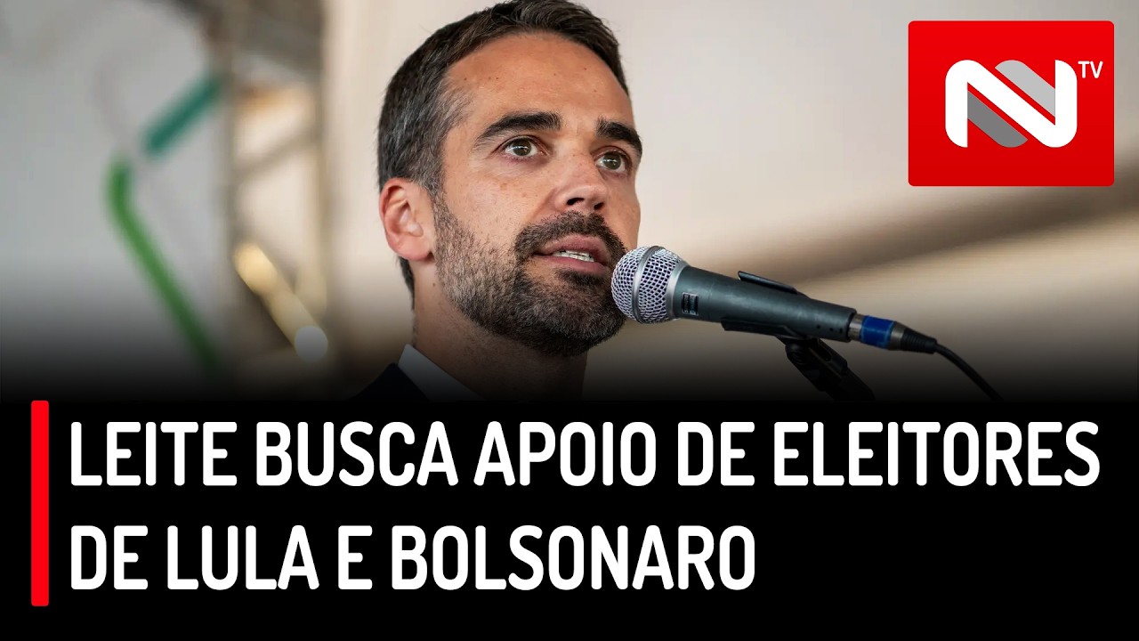 Eduardo Leite busca apoio de eleitores de Lula e Bolsonaro