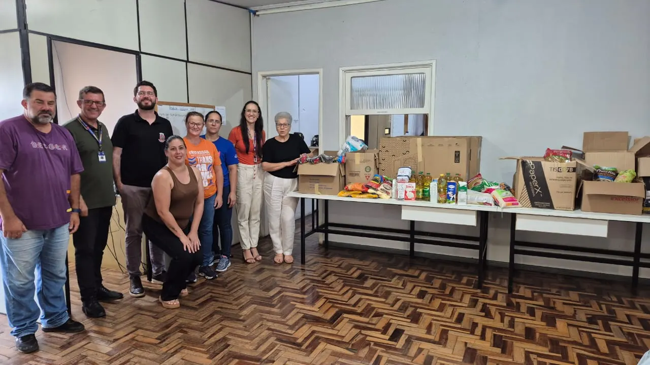 Evento solidário destina 327 kg de doações ao Banco de Alimentos de Santa Rosa