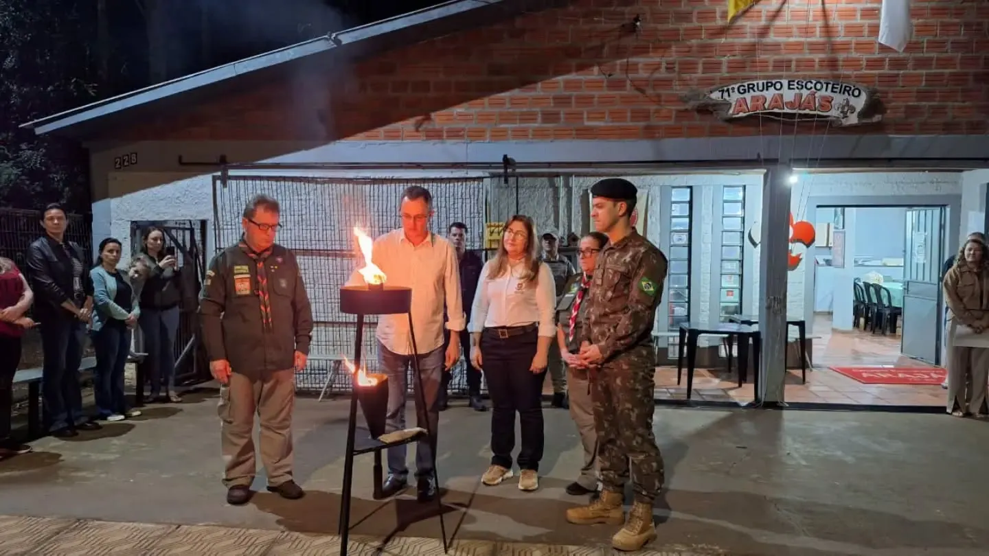 Santa Rosa recebe a centelha do Fogo Simbólico da Pátria